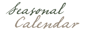 Seasonal Calendar