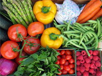 box of produce