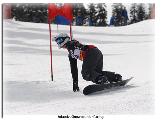 Adaptive Snowboarder