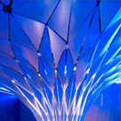 blue exhibit